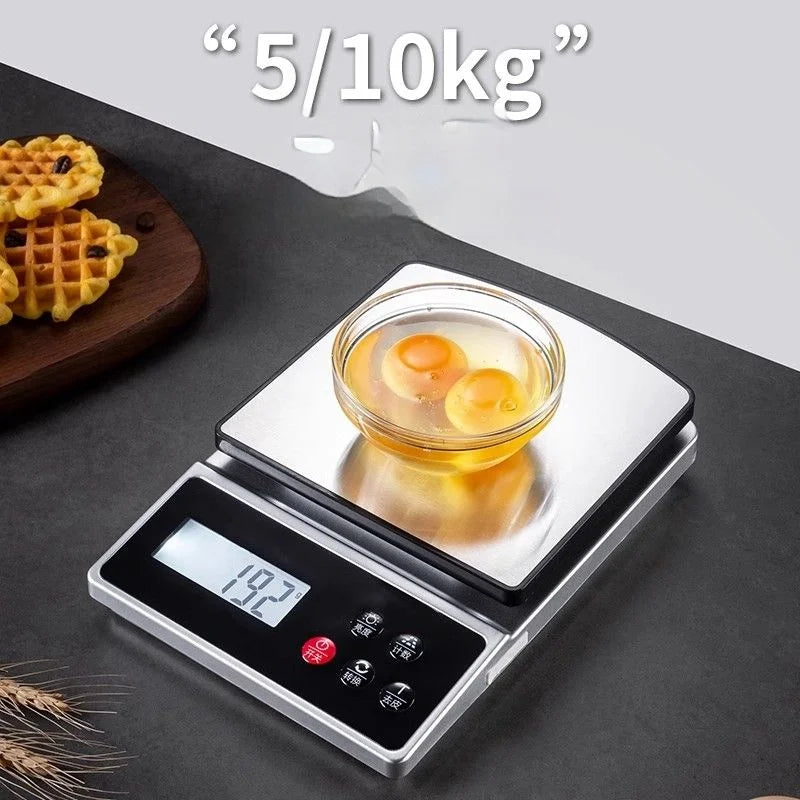 Afralia™ Precision Digital Kitchen Scale Stainless Steel LCD Jewelry Pocket Scale.