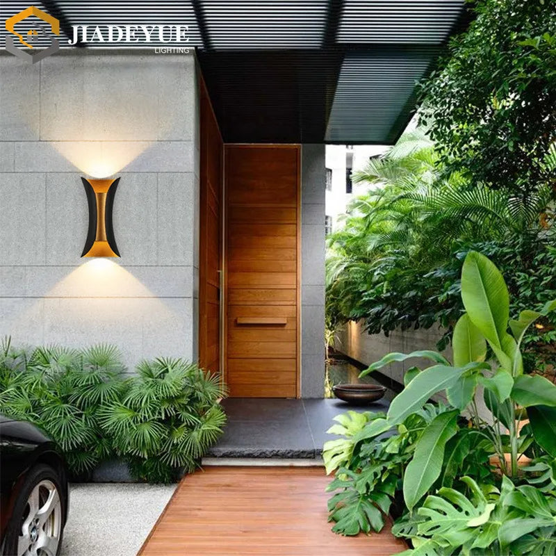 Afralia™ LED Wall Light: Indoor/Outdoor Waterproof Garden Lamp for Decor Lighting
