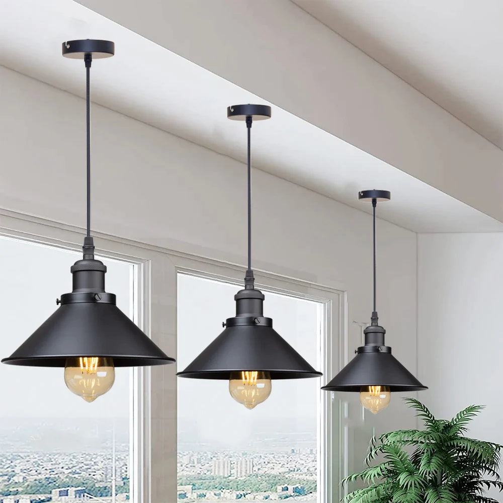 Afralia™ Vintage Pendant Light for Living Room Retro Chandelier Lighting Fixture