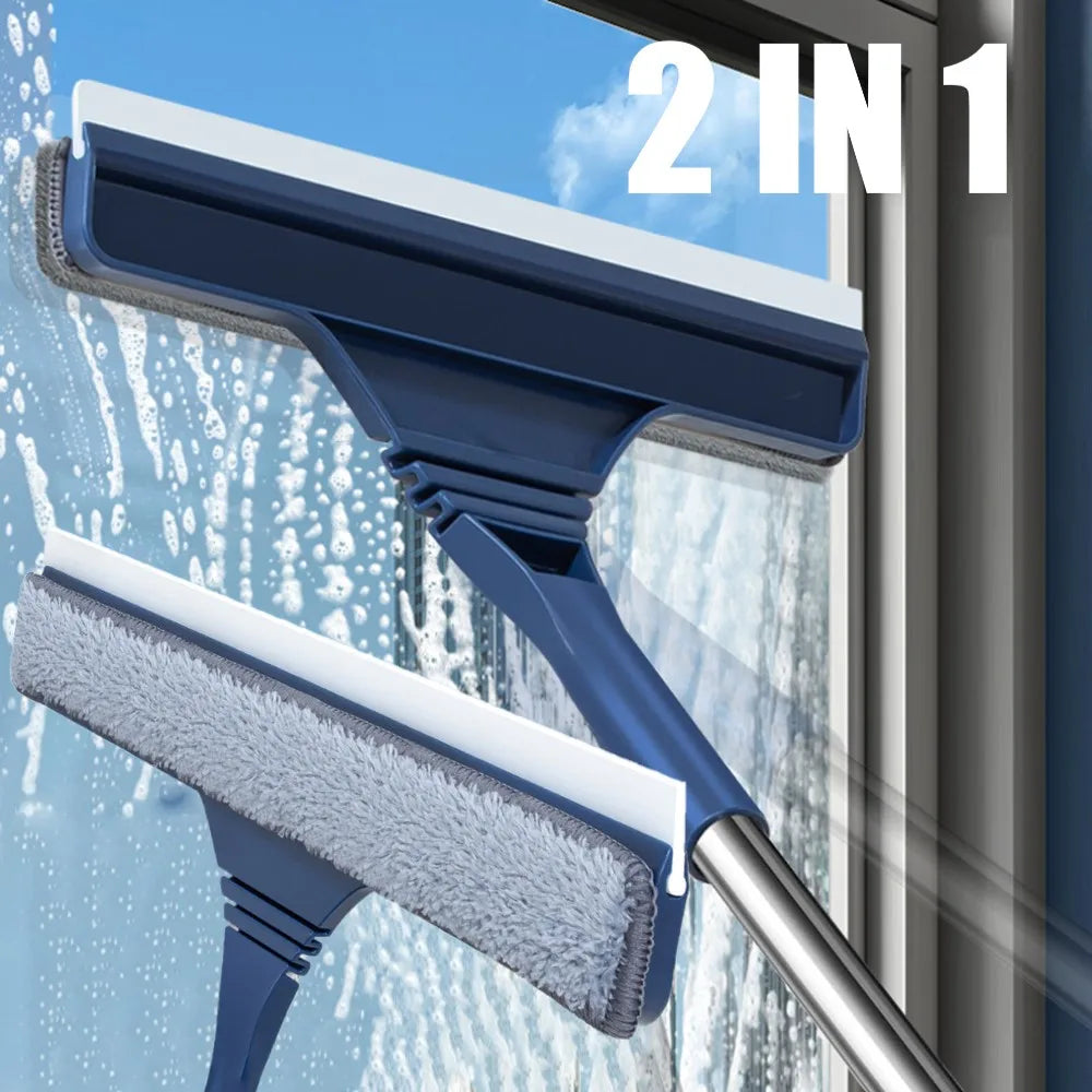 Afralia™ 2-in-1 Glass Wiper & Screen Brush | Telescopic Window Cleaner