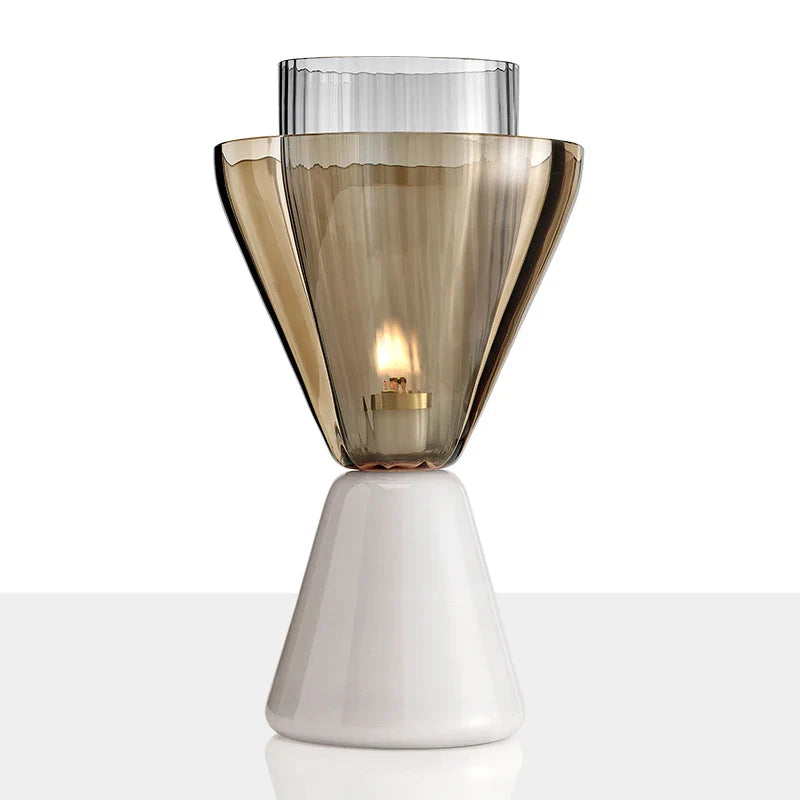 Afralia™ Marble Table Lamp: Elegant Glass Bedside Lighting for Bedroom and Living Room