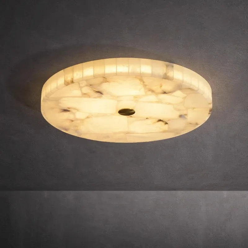 Afralia™ Spanish Marble Ceiling Light for Luxe Living Room Décor.