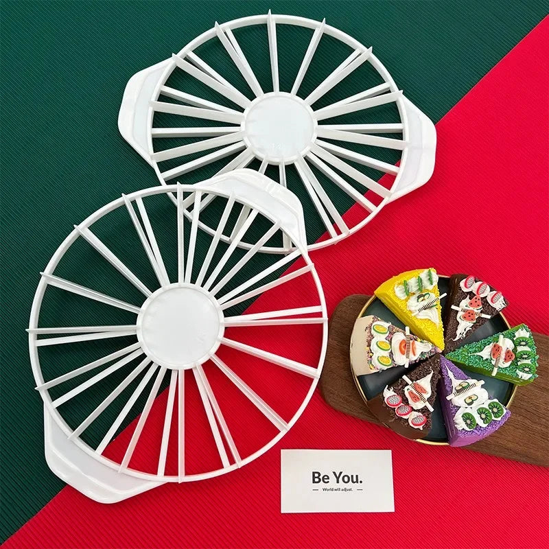 Afralia™ Round Cake Divider Cutter for Even Slices - Baking Tool