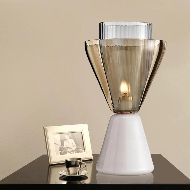 Afralia™ Marble Table Lamp: Elegant Glass Bedside Lighting for Bedroom and Living Room