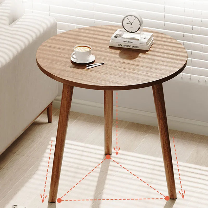 Afralia™ Nordic Round Small Coffee Table - Modern Elegance for Living Spaces