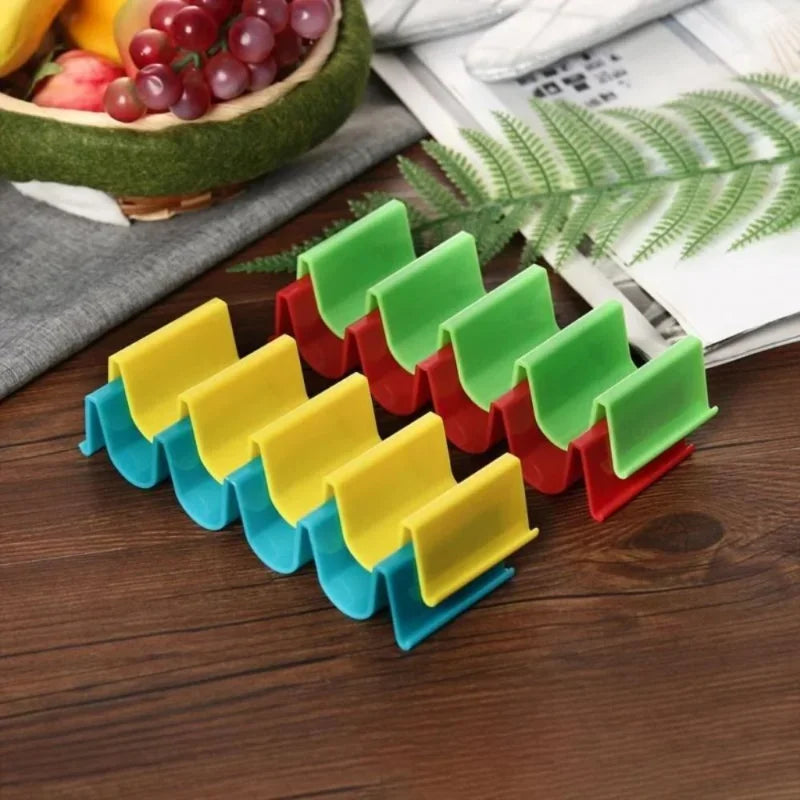 Afralia™ Wave Taco Cake Pancake Rack - Creative Tortilla Holder for Cafes