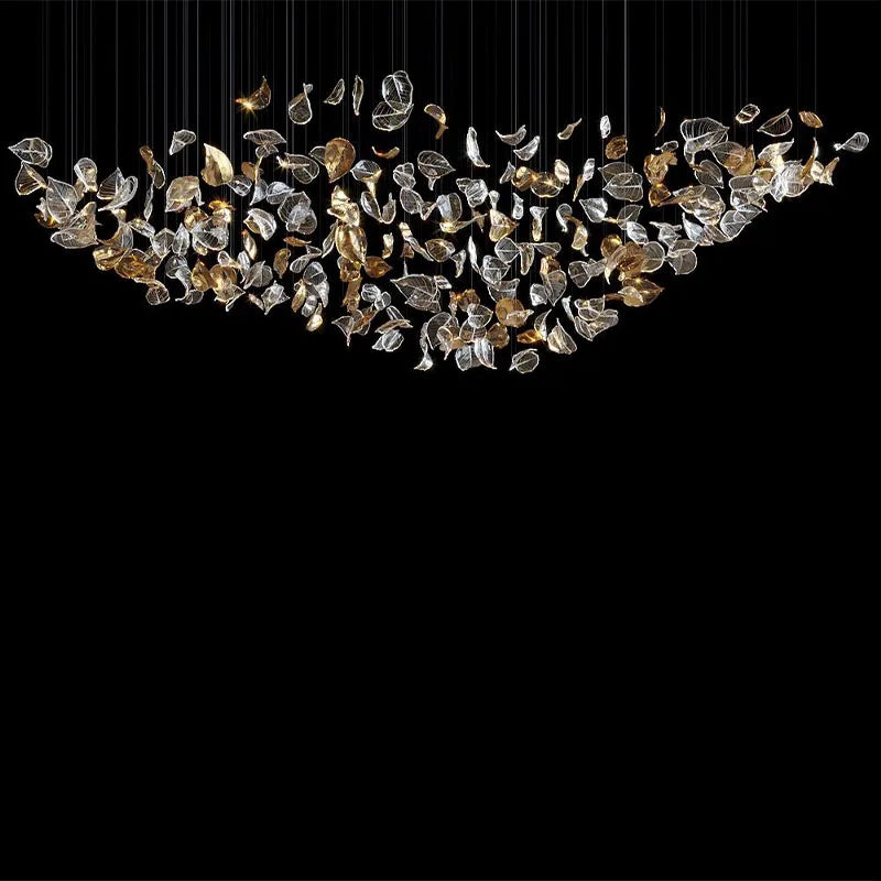 Afralia™ Luxury LED Chandelier: Modern Hall Duplex Hotel Lobby Pendant Light