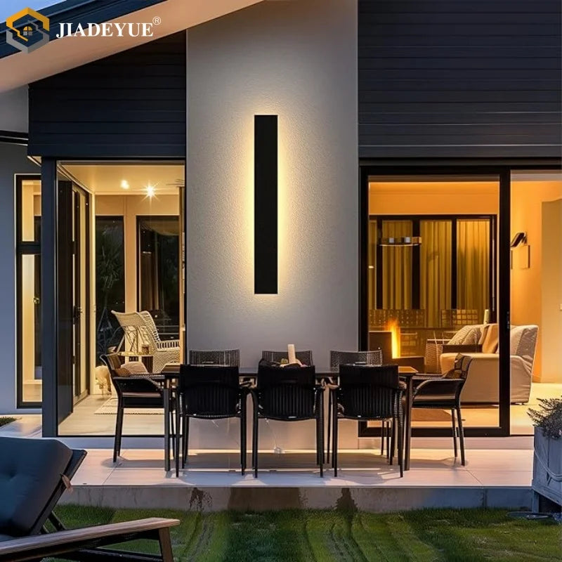 Afralia™ Outdoor LED Wall Lamp for Balcony Garden Garage Courtyard Decoration Lighting