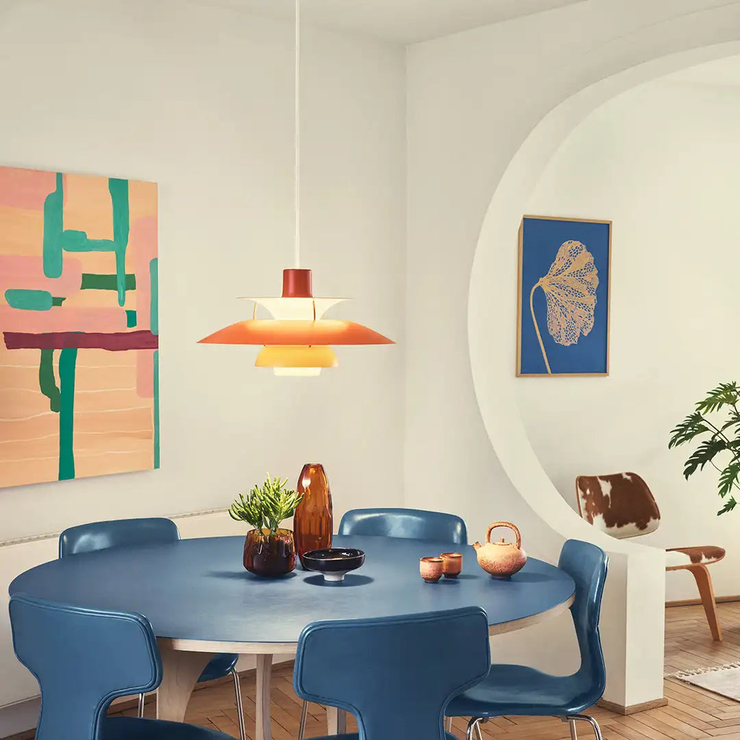 Afralia™ PH Pendant Light: Creative Plate LED Hanging Chandelier