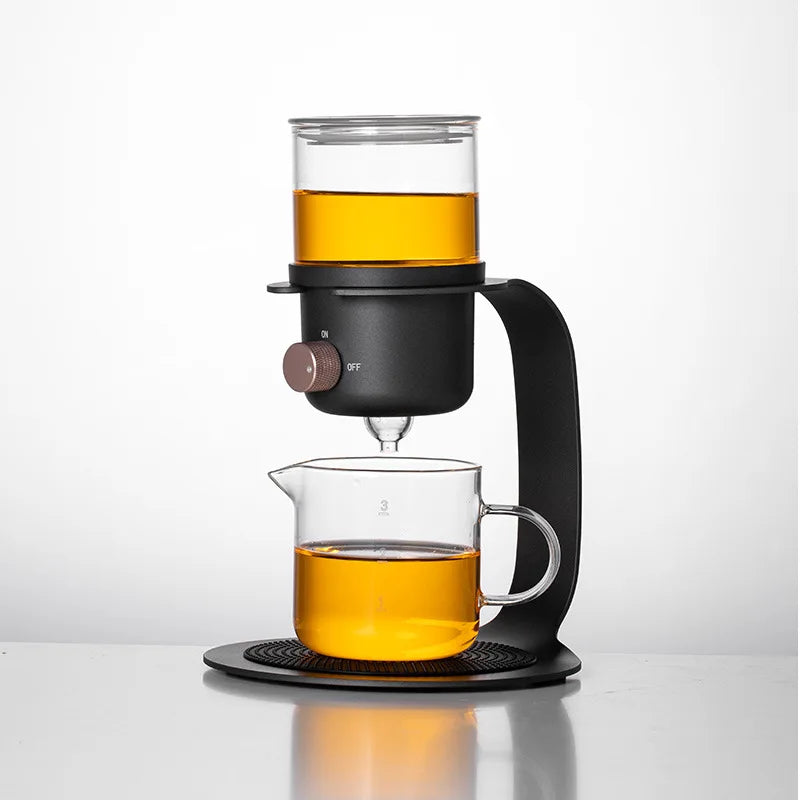 Afralia™ Glass Kung Fu Tea Pot for Tea and Coffee Brewing