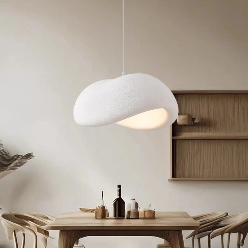 Afralia™ Nordic Loft LED Pendant Lights White Chandelier for Dining Room Decor Luminarias