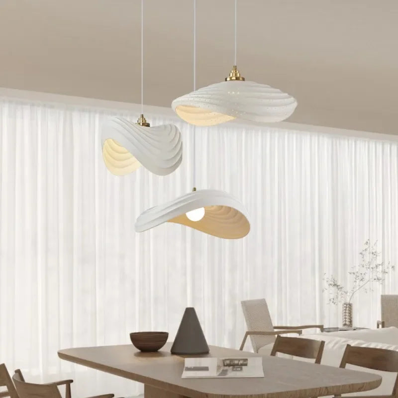 Afralia™ Minimalist Resin Pendant Lights for Dining Room, Bar, and Kitchen