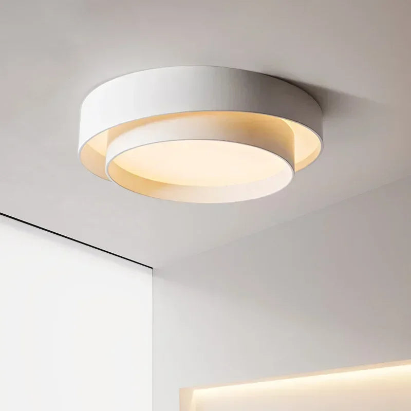 Afralia™ Nordic LED Ceiling Chandelier for Modern Living Room and Bedroom Lighting