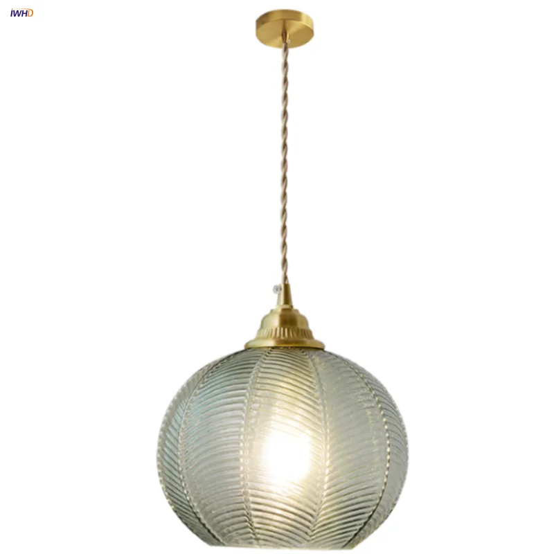 Afralia™ Blue Glass LED Pendant Lamp - Nordic Modern Hanging Light