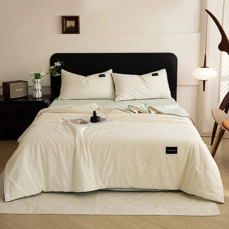 Afralia™ Ice Cream Cool Feel Light Summer Quilt - Skin-Friendly & Breathable