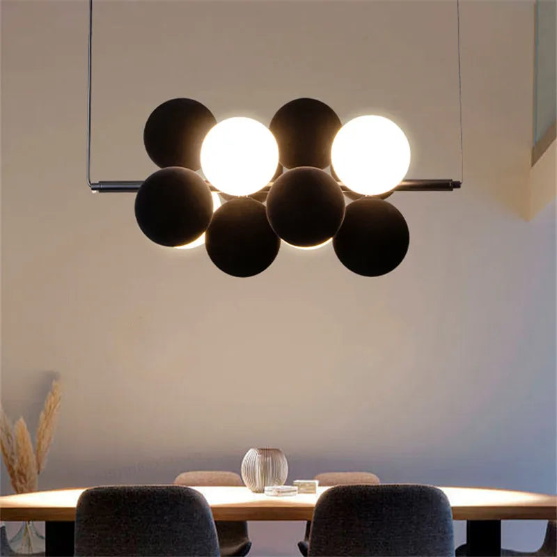 Afralia™ Abstracta Pendant Lamp: Stylish Designer Fabric Chandelier for Home, Office, and Dining Space