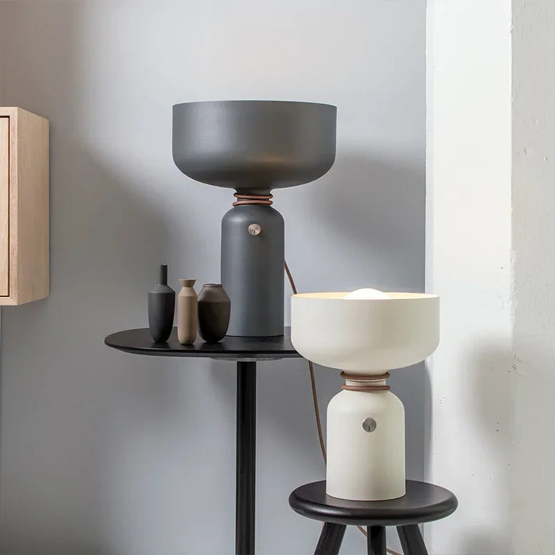 Afralia™ Metal Desk Lamp with E27 Bulb, for Living Room and Bedroom