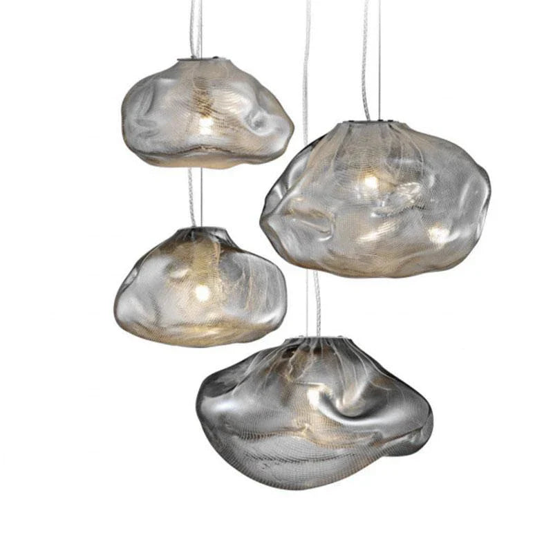 Afralia™ Modern LED Glass Pendant Lamp for Stylish Home Décor