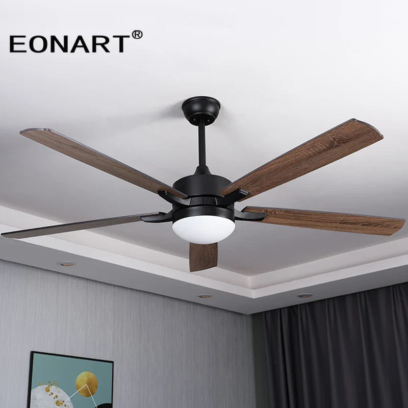 Afralia™ 76" LED Modern Indoor Ceiling Fan with Remote Control