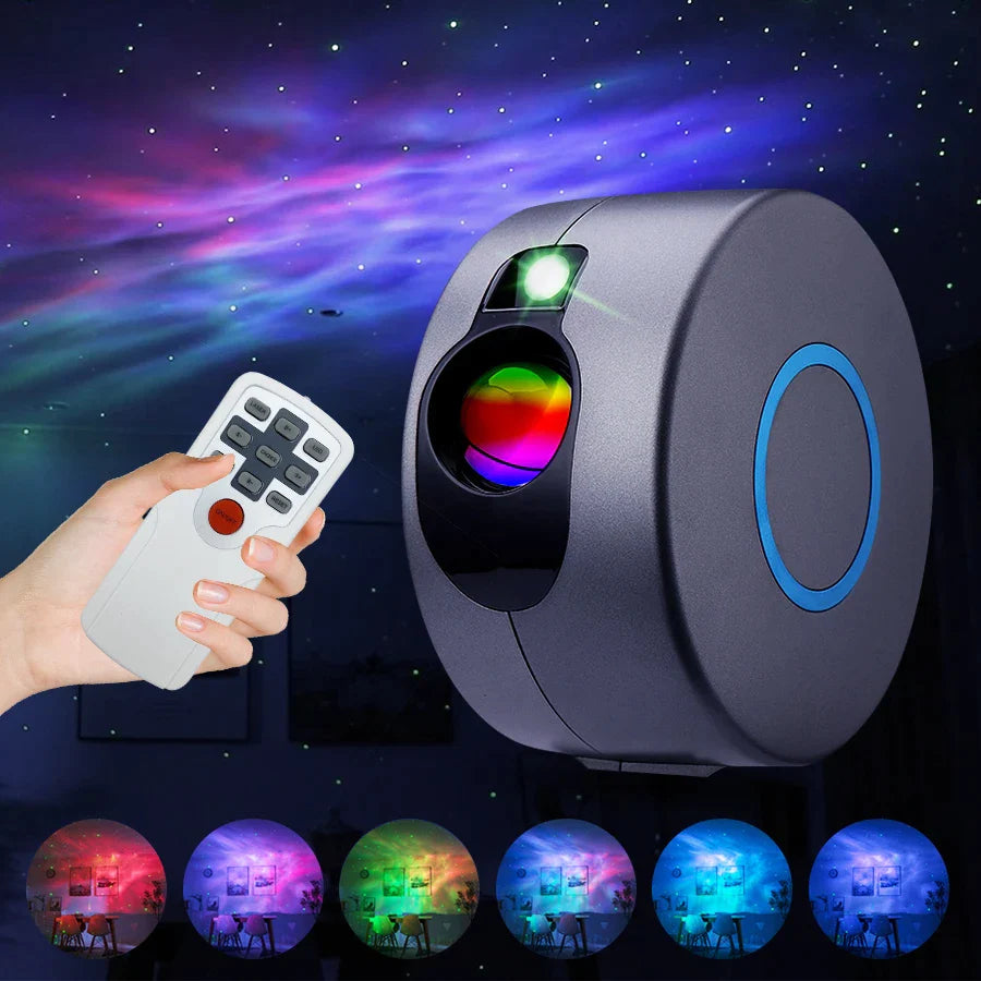 Afralia™ Galaxy Star Projector Light: Colorful Nebula Cloud Night Light for Bedroom, Games Room, Party
