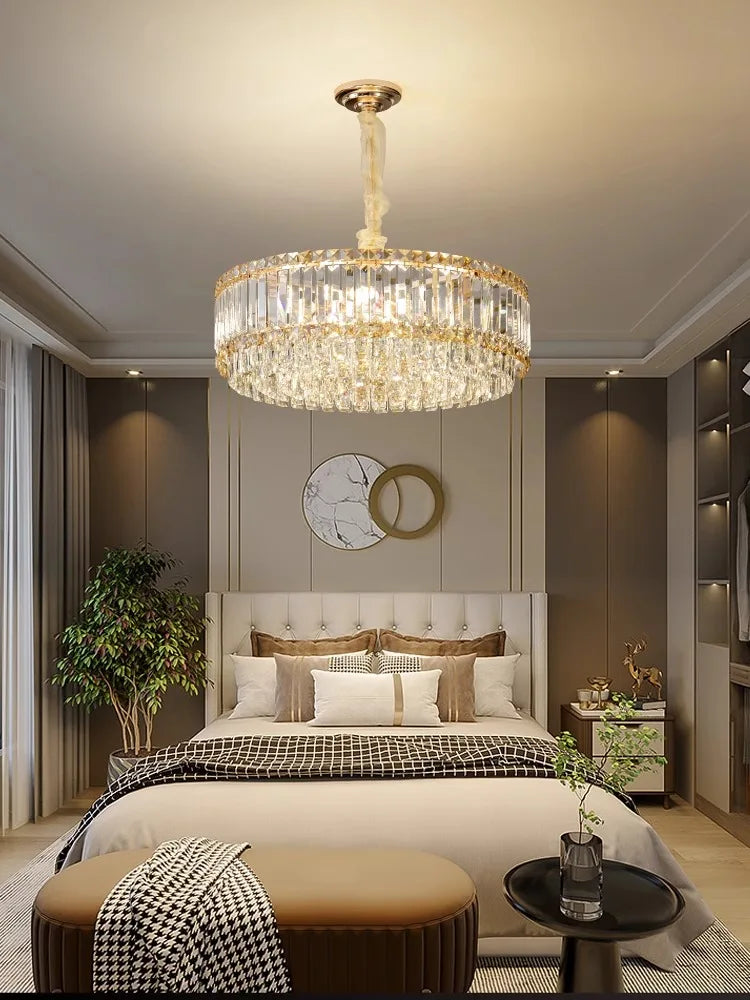 Afralia™ Crystal Chandeliers: Luxury Creative Design for Living Room Renovation