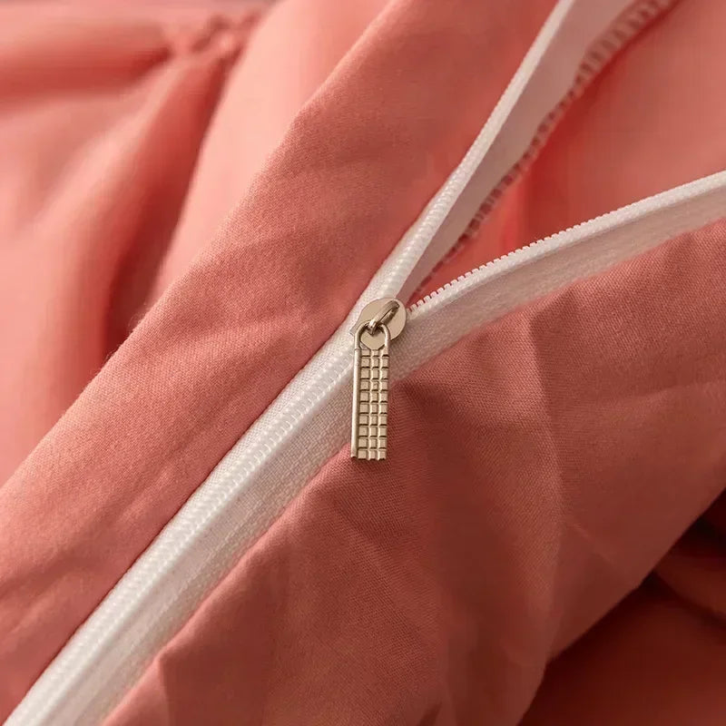 Afralia™ 3D Pinch Pleated Duvet Cover Set - Queen, King Size Bedding Set of Quilt Cover & Pillow Case