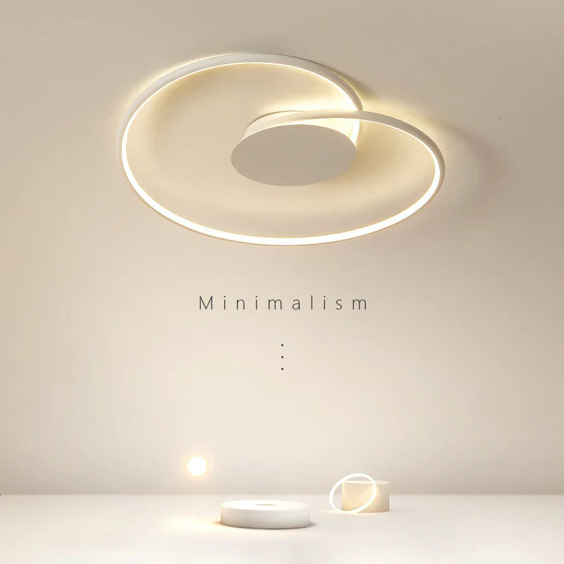 Afralia™ Modern LED Ceiling Lamp - Minimalist Design for Stylish Indoor Lighting