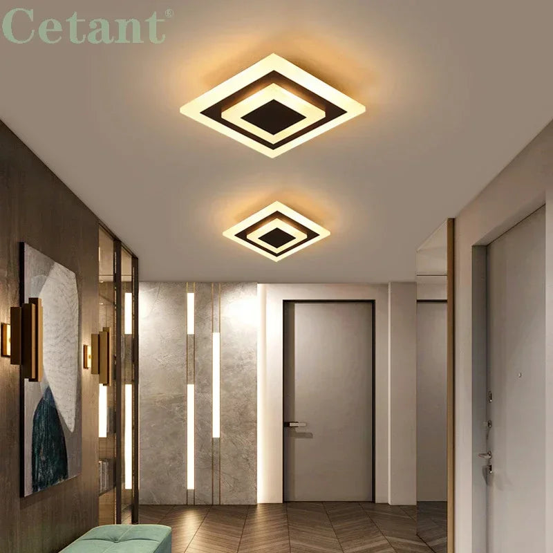 Afralia™ LED Ceiling Light: Stylish Acrylic Lamps for Home Decor, Aisle, Staircase, Balcony