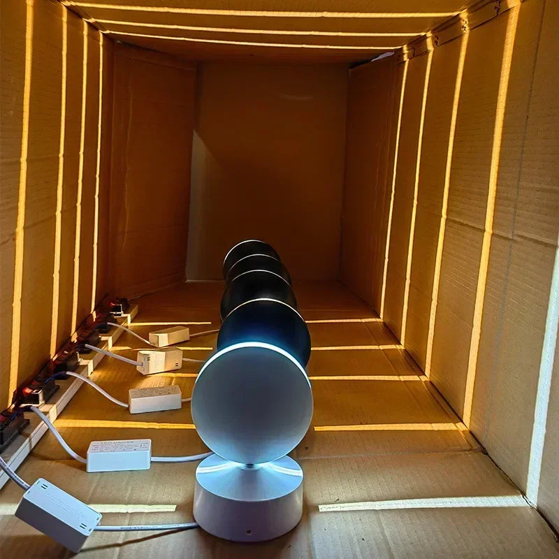 Afralia™ Rotatable LED Wall Lights: Distinct Design for Porch, Hotel, KTV and Hallway