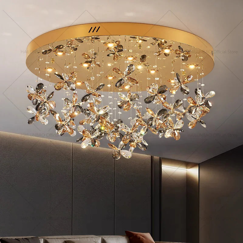 Afralia™ Crystal Chandelier 2024 | Postmodern Luxury Dining Room Bedroom Kitchen Island Light