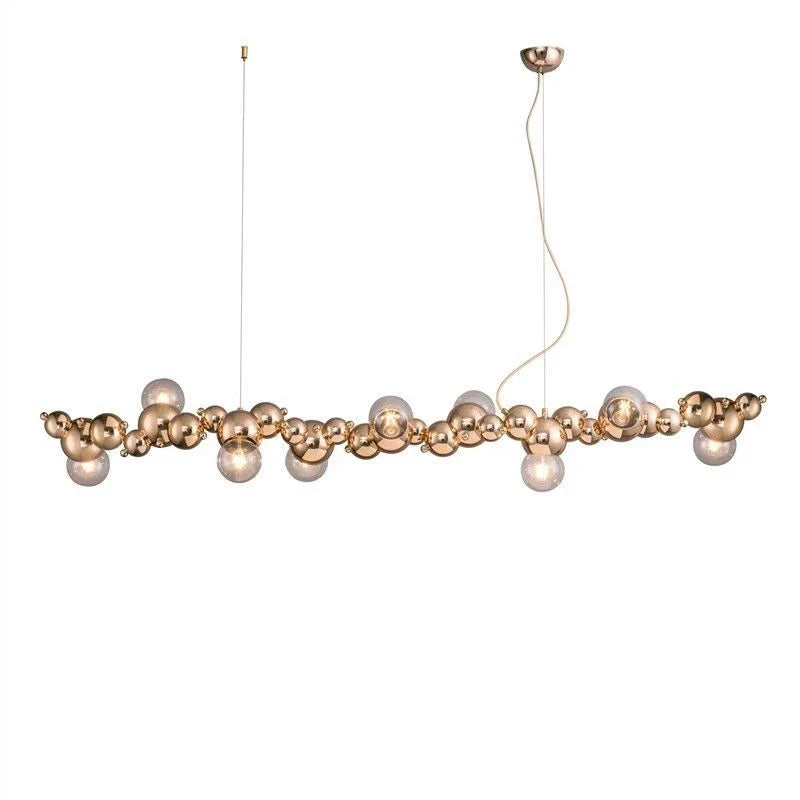 Afralia™ LED Caterpillar Chandelier: Stylish Long Pendant Lamp for Living Room, Restaurant, Hotel