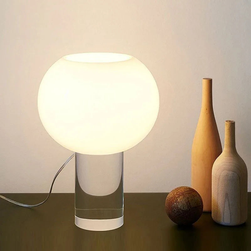 Afralia™ Buds Table Lamp | Vintage Glass Table Light for Bedroom Living Room