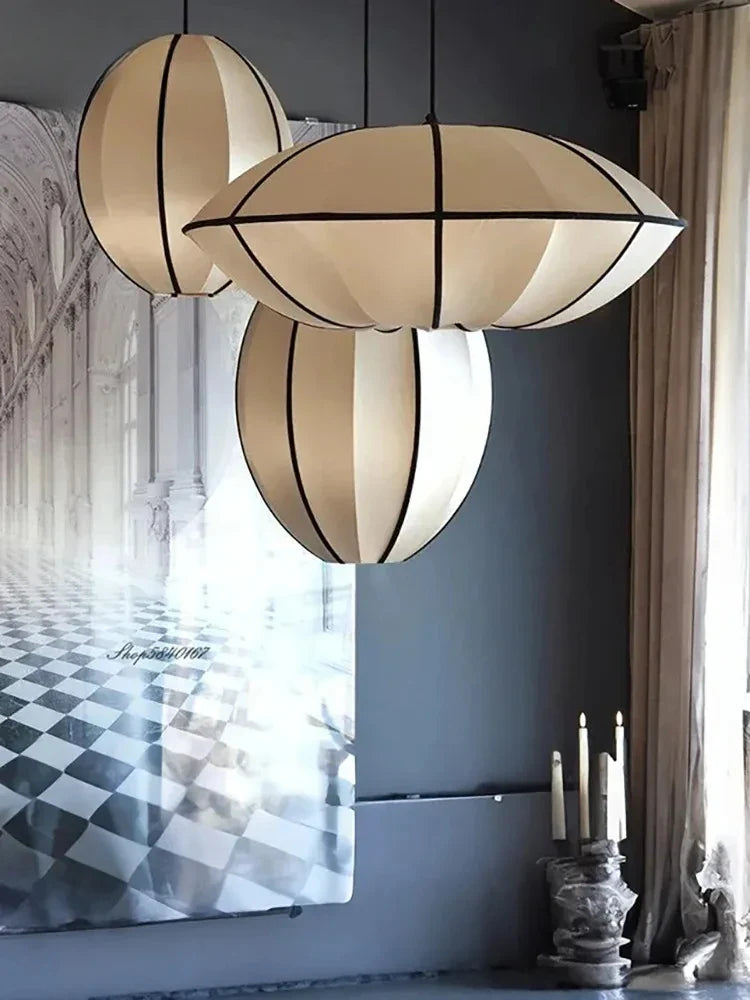 Afralia™ Vintage Lantern Pendant Light LED E27 Nordic Art Decor Hanging Lamp for Home Décor