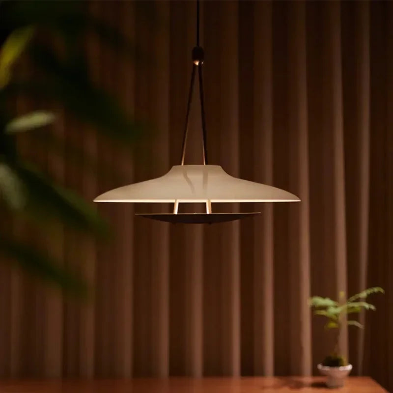 Afralia™ Modern Minimalist Black White Pendant Light for Restaurants and Studios