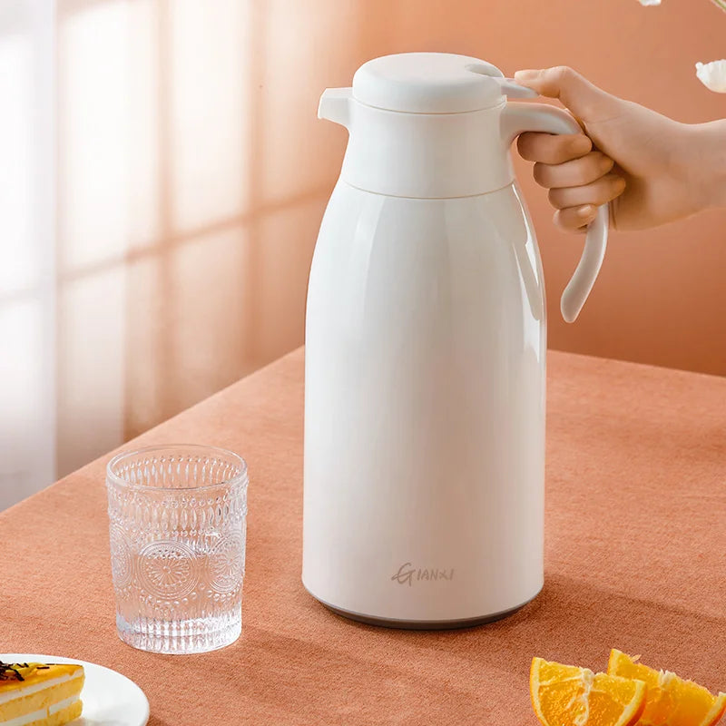 Afralia™ Glass Insulation Kettle: Large Capacity Thermos Bottle for Long-Term Hot/Cold Drinks