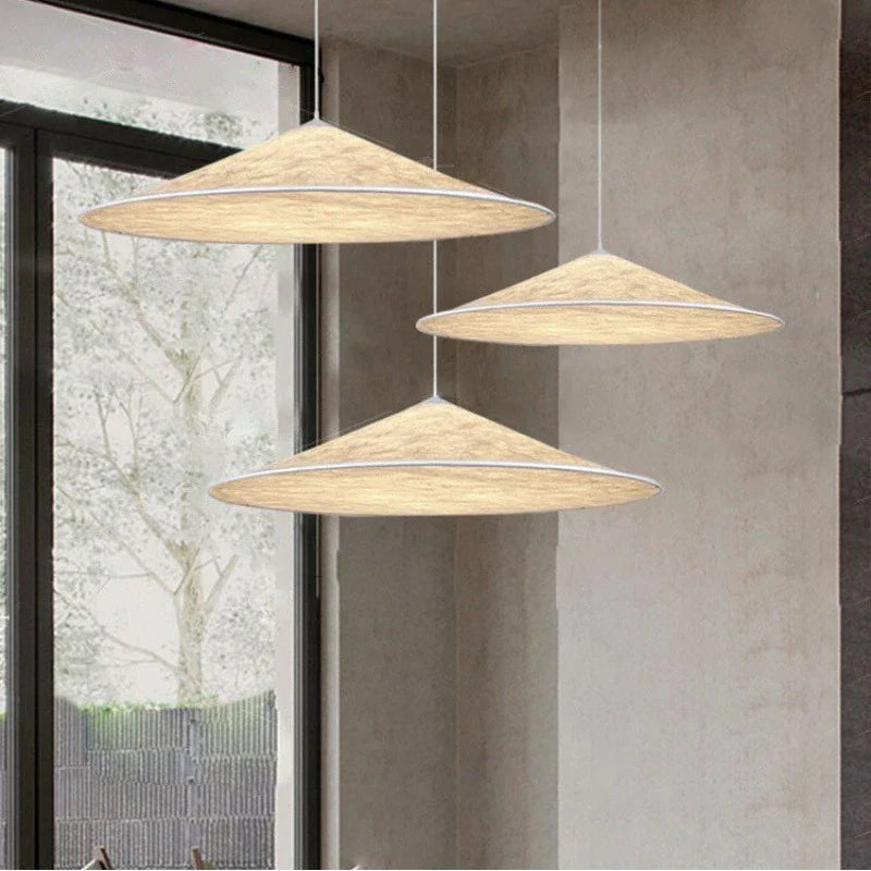 Afralia™ Nordic Silk Pendant Lamp: Modern Hill Design for Living Room, Bedroom, Restaurant Lighting