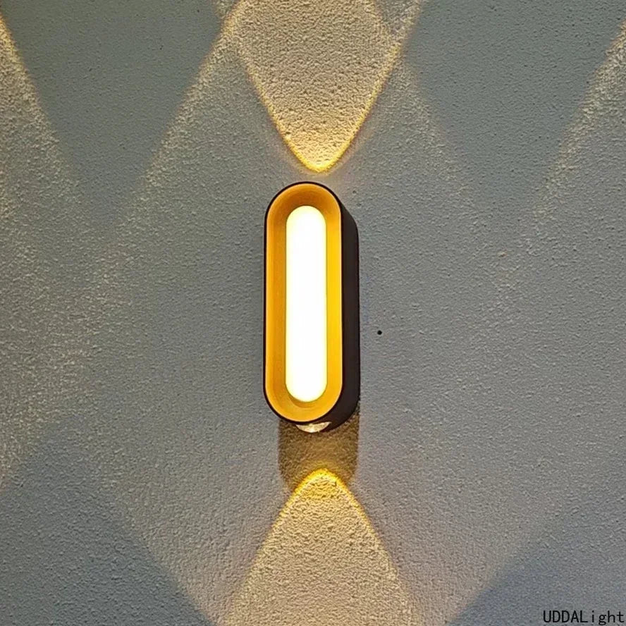 Afralia™ Minimalist Outdoor LED Wall Lamp
