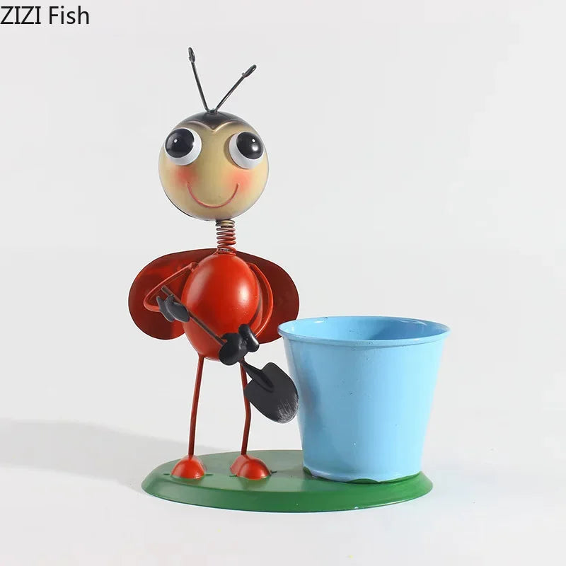 Afralia™ Ants Gardener Vase: Creative Plant Pots for Aesthetic Room Decor