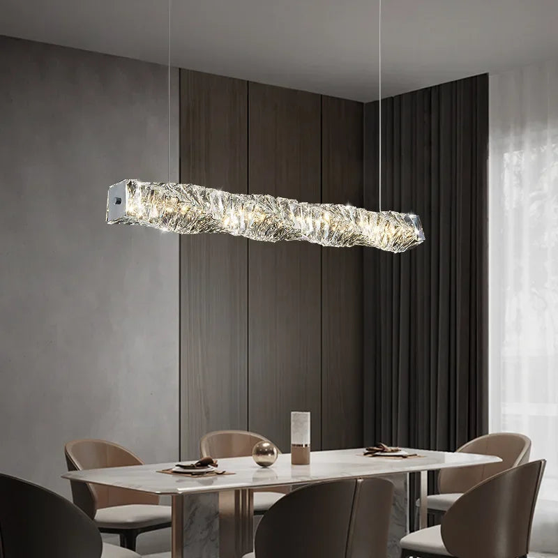 Afralia™ Luxury K9 Crystal Chandelier with Remote Control Dimming