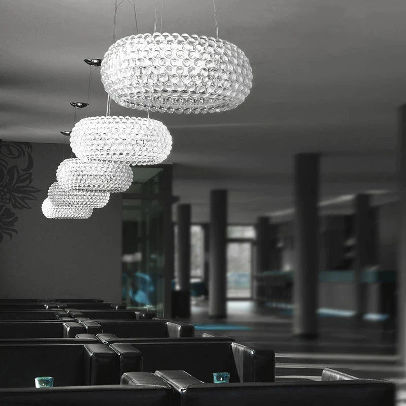 Afralia™ Caboche LED Chandelier: Artistic Nordic Acrylic Pendant Light for Living Room & Restaurant