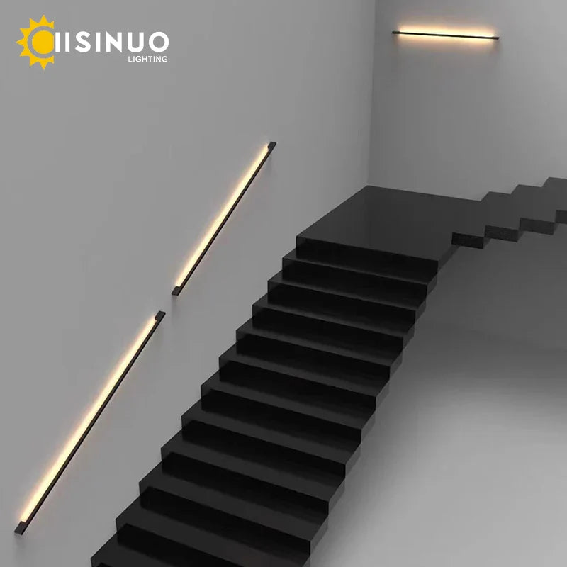 Afralia™ LED Long Wall Lamp for Modern Minimalist Interior Lighting