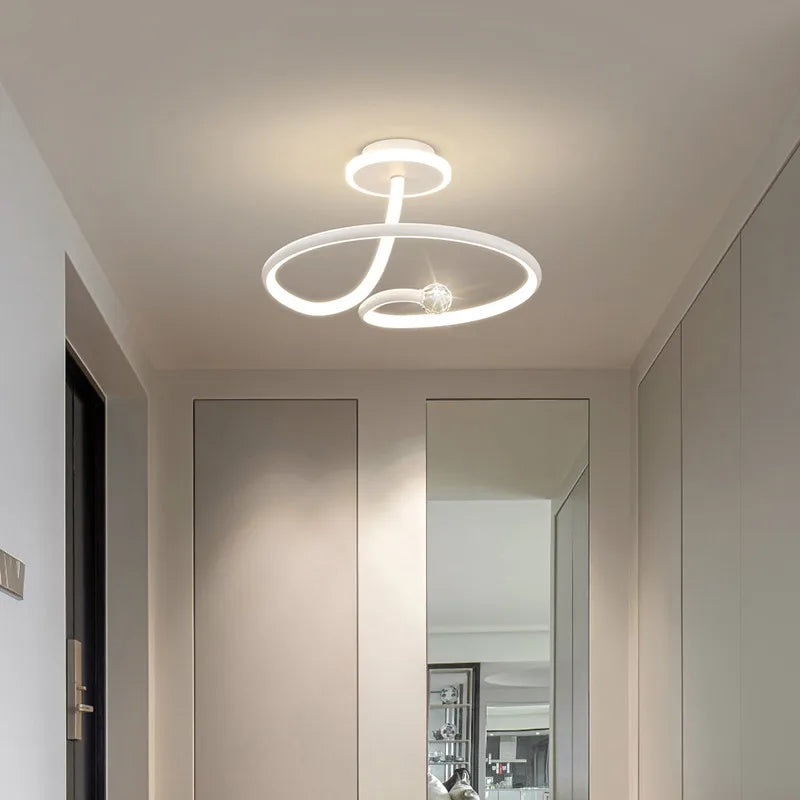 Afralia™ Modern LED Ceiling Chandelier for Home Decor Lighting Fixture