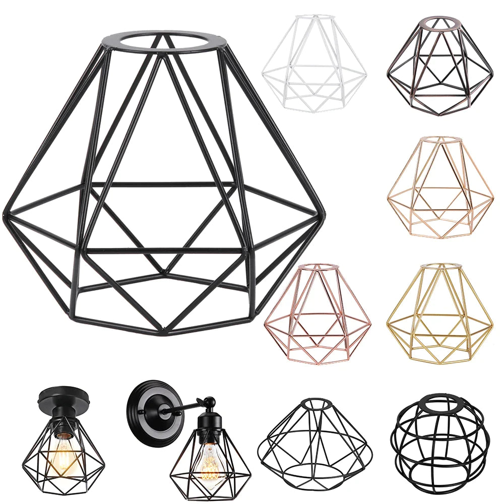Afralia™ Metal Wire Cage Pendant Light Guard for Modern Industrial Style Lighting