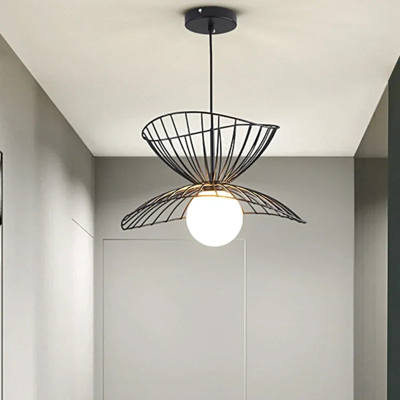 Afralia™ Nordic Iron Pendant Lights for Kitchen Island, Bedroom, and Dining Room