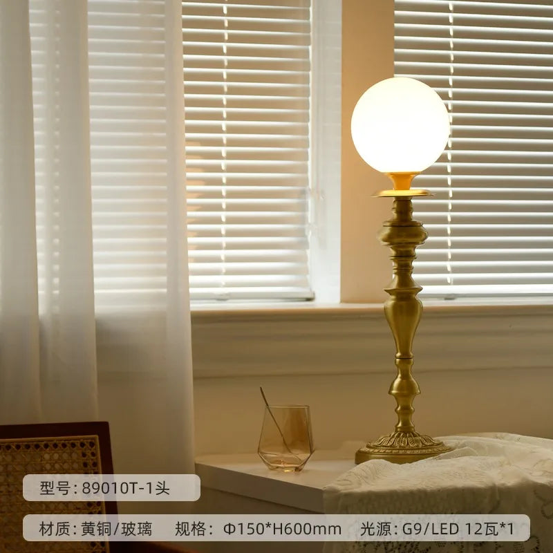 Afralia™ Medieval Copper Wall Lamp LED G9 Gold Lustre Vintage for Bedroom Living Room
