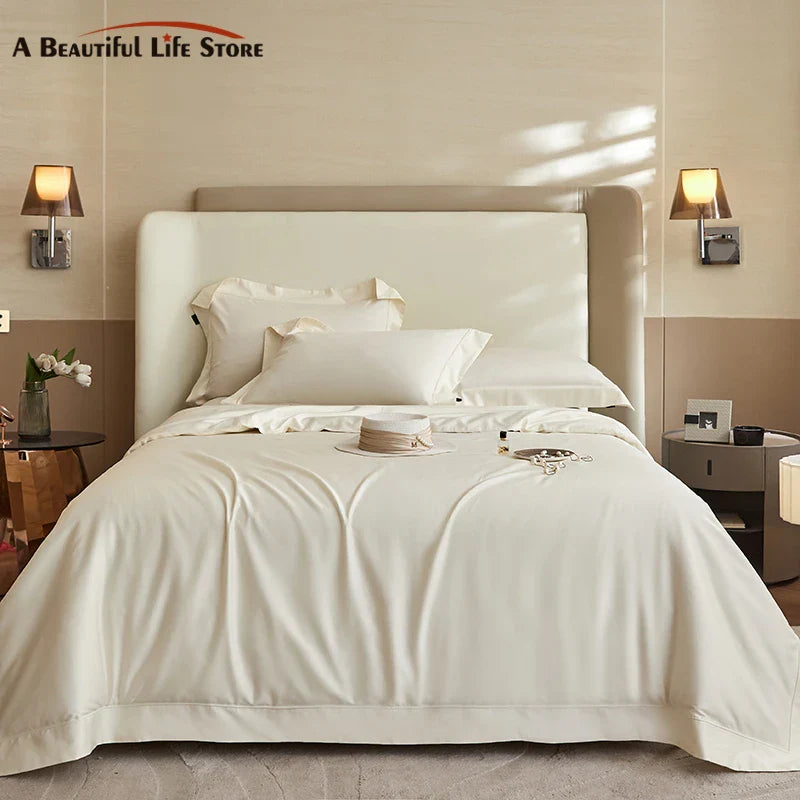 Afralia™ 1400TC Pima Cotton Cozy Bedding Set: Soft, Breathable, Queen King Size Duvet Cover, Sheet, Pillowcases