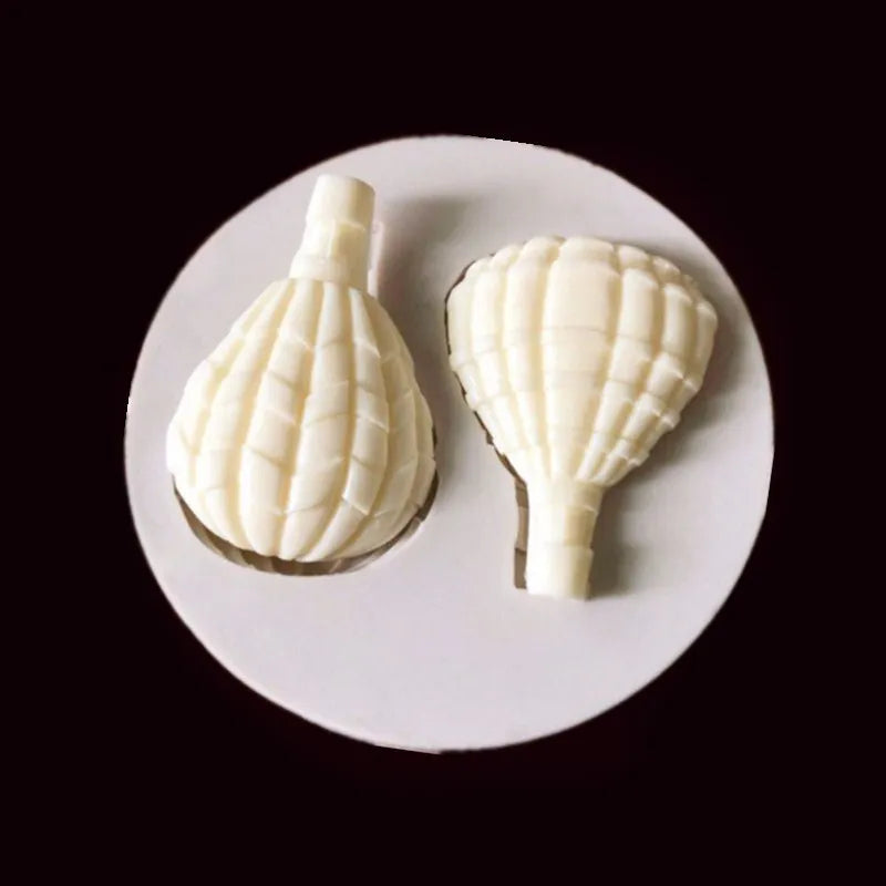 Hot Air Balloon Silicone Mold for Cake Decoration by Afralia™ - Chocolate Fudge Mold & Bakeware