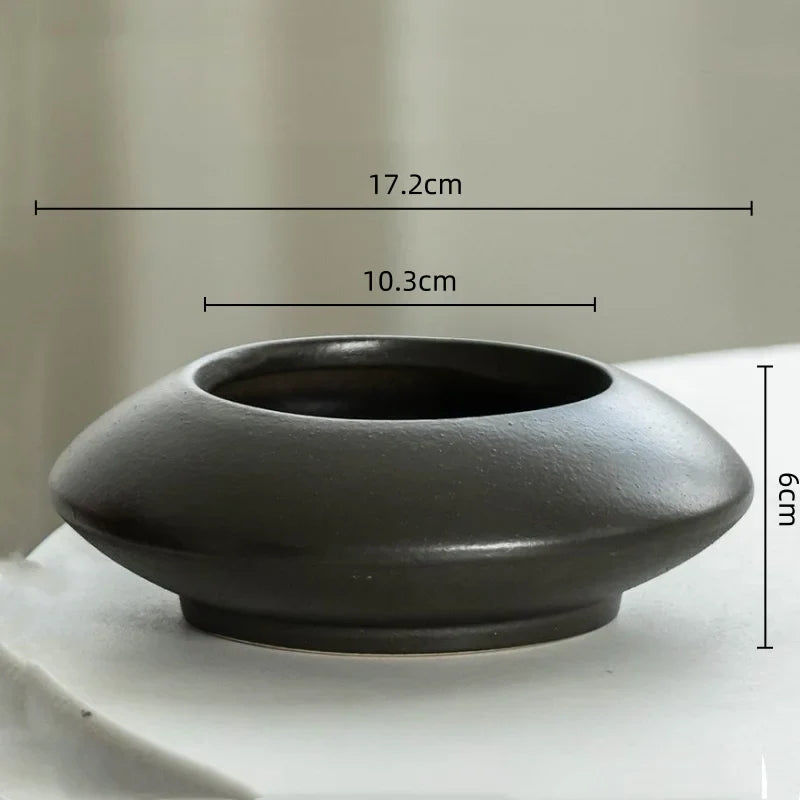 Afralia™ Pebble Flowerpot Geometry Plant Vase Succulent Basin – Balcony Decor Plant Accessories