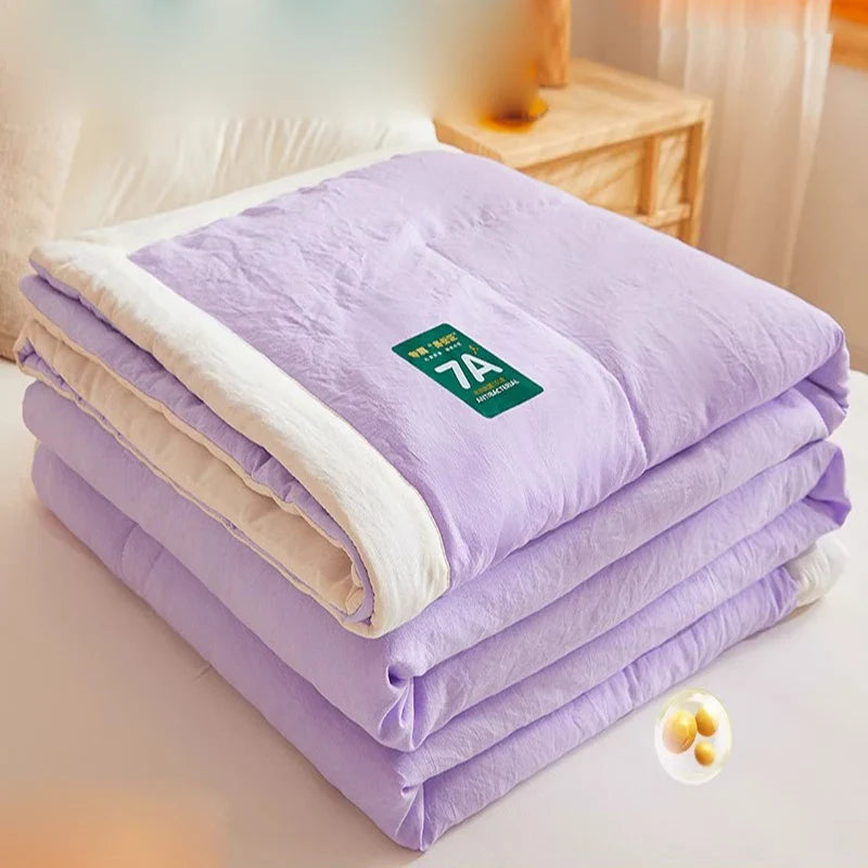 Afralia™ Summer Breeze Cotton Quilt for Queen/King Double Single Bed