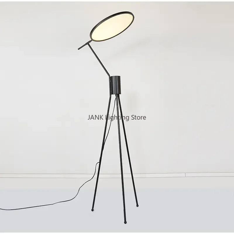 Afralia™ Triangle Nordic LED Art Floor Lamp for Bedroom Living Room Study Reading